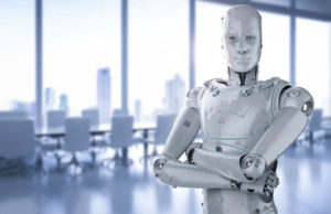 चीन में चौकीदारी कर रहे रोबोट