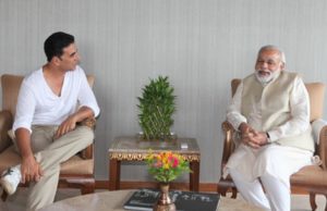 ‘चौकीदार’ और खिलाडी एक साथ