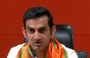 अपने पहले लोकसभा चुनाव में जीत के करीब गौतम गंभीर