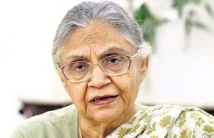 तीन बार दिल्ली की मुख्यमंत्री रहीं शीला दीक्षित का 81 साल की उम्र में निधन