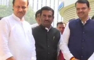 महाराष्ट्र के मुख्यमंत्री और उपमुख्यमंत्री एक साथ पहुंचे विधानसभा, इस सवाल पर हंस पड़े शरद पवार