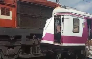 तेलंगाना के काचीगुडा रेलवे स्टेशन पर आपस में भिड़ी दो ट्रेन, कई लोग घायल