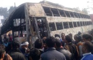 कन्नौज में हुआ भीषण सड़क हादसा, 20 जिन्दा जले