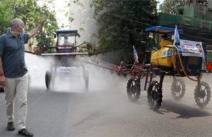 डिप्टी सीएम ने अपने विधानसभा क्षेत्र में जापानी मशीनों से करवाया छिड़काव