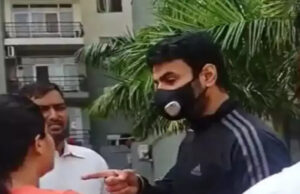 श्रीकांत त्यागी महिला से अभ्रदता के मामले में फरार