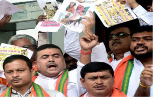 ममता बनर्जी की सरकार के खिलाफ हल्ला बोल- भाजपा