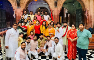 देहरी पूजन कर सुख समृद्धि की कामना