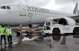 मुंबई एयरपोर्ट पर विस्तारा विमान के इंजन को ट्रक ने मारी टक्कर टला बड़ा हादसा, सभी यात्री सुरक्षित