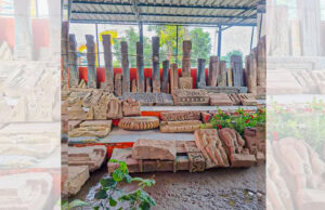 श्रीराम जन्मभूमि पर खुदाई के दौरान मिले प्राचीन मंदिर के अवशेष