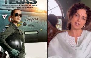 कंगना रनौत का अजीब बयान, ‘तेजस’ फिल्म नहीं देखने वालों को कहा ‘देशद्रोही’