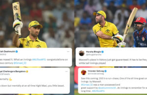 ग्लेन मैक्सवेल की पारी देखकर सचिन-विराट भी हुए हैरान, तारीफ में कह दी बड़ी बात