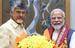 आंध्र प्रदेश के मुख्यमंत्री नायडू दिल्ली पहुंचे, पीएम मोदी और केंद्रीय मंत्रियों करेंगे मुलाकात