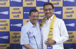 भाजपा को झटका, पूर्व विधायक ब्रह्म सिंह तंवर आप में हुए शामिल