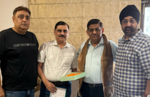 एफएएफएम ने किया चैम्बर के नव निर्वाचित अध्यक्ष संजय गोयल का सम्मान