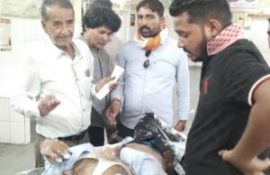 तेज रफ्तार कार ने मचाई दहशत, स्कूटी सवार घायल