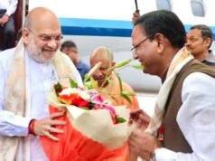 2027 के रण का शंखनाद: लखनऊ पहुंचे अमित शाह, बीजेपी प्रदेश कार्यसमिति की बैठक का किया उद्घाटन
